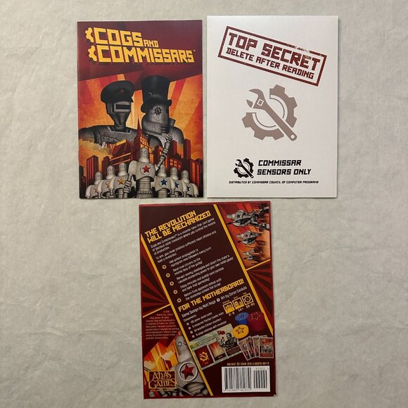 Cogs and Commissars Deluxe Edition Kickstarter Exclusive / 100% Complete - Picture 10 of 12